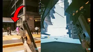 Cyberpunk 2077 secret pathway to glitch / clip into the map V1.6