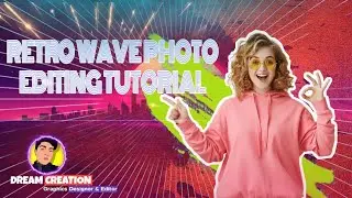Retro Wave Style Photo Editing Tutorial || Picsart Retro Wave Editing Tutorial || DREAM CREATION