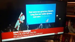 BBC Presenters Wince at Brexit Rendition of 'God Save the Queen'