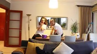 SALONUMUZUN DUVARINI BOYADIK !! HİÇ BUNU BEKLEMİYORDUK 😱