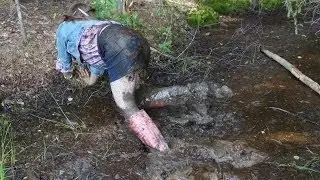 Forest adventures in thick mud