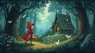 Little Red Riding Hood’s Enchanted Forest Adventure IN URDU 🌹 لالی اور جادوئی جنگل کا سفر 🌲✨