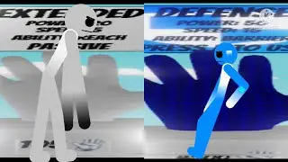 Extended Glove vs Defense Glove[Roblox Slap Battles] | Stick Nodes Animation