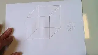 Como desenhar um cubo 3D, passo a passo