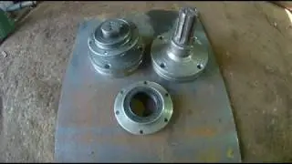 Самодельная почвофреза для т-25 часть -2