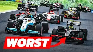 I put the WORST F1 Cars EVER in a Race together