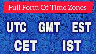 Full_form_of_GMT। #EST  #CET #UTC #IST #time #timezone #ytshorts #shorts #shortfeed #gkquiz #gk