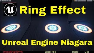 Ring Effect | Unreal Engine Niagara | UE4 Niagara
