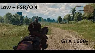 The Witcher 3 Patch Nex-Gen/ Config: Low + FSR Qualidade, 1080P.  GTX 1660 + Raizen 7 2700