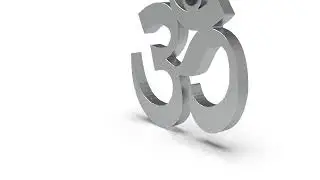 Om Pendant Animation | Platinum and Opal Pendant | Product Rendering | CAD CAM | TecnisiaCAD