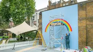 Eccleston Yards' Thank you Mural