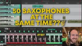 50 saxophones played simultaneously…🎷