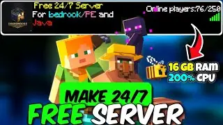 How To Make a Free Minecraft Server 24/7 😳 | Free 24/7 Minecraft Host