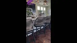 PURPLE LEAF Bar Chair: Ideal for Both Indoor and Outdoor Use #outdoorliving #outdoorfurniture