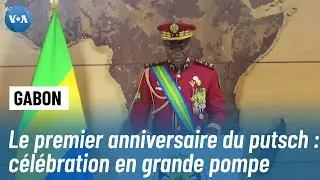 Le premier anniversaire du putsch au Gabon : célébration en grande pompe