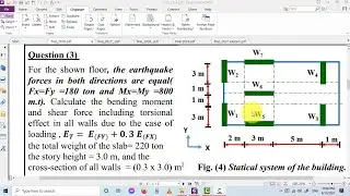Distribution of Base Shear and Base Moment on Shear Walls