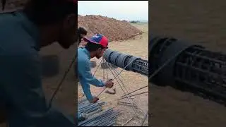 Spiral stirrup making for pile foundation 