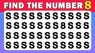 Find the ODD One Out - Numbers and Letters Edition