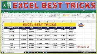 Excel Best Tricks | Excel Tricks 2020 | Best Tricks For Every Excel User In Hindi