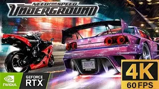 NEED FOR SPEED UNDERGROUND 1 Sprint Race | Racing Games 4K Mod