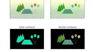 Image contour detection example with OpenCV