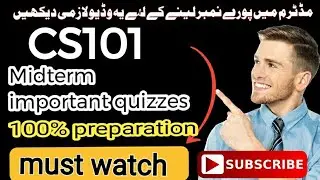 CS101 midterm preparation 2023/cs101 quiz 2/cs101 preparation mcq's file/100% correct solution