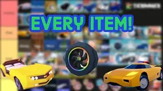 Season Items Tier List, Part 1! | Roblox Jailbreak