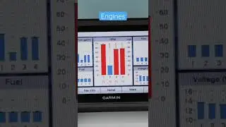Garmin ECHOMAP UHD | Looking at Engines, Wind & Environment screens