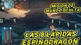GENSHIN IMPACT: Localización de las 8 LÁPIDAS ESPINADRAGON - MISION DE MUNDO OCULTA