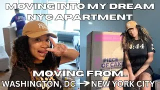 I MOVED TO NYC 🏙️ | Moving into my dream NYC apartment
