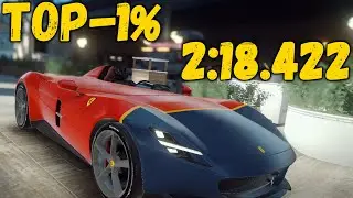 Asphalt 9 Ferrari Monza SP1 (2:18.422) Car Hunt Riot
