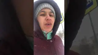 Начало весны а у нас все еще снег