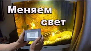 Свет в аквариуме  Замена