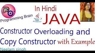 Constructor Overloading and Copy Constructor in Java With Example