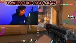 No Way he uses Vandal spray like a CSGO AK-47 spray | Stewie2k