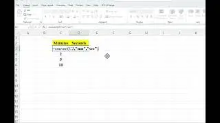 How to convert minutes into seconds using ms excel #exceltech #excelshortcuts #exceltips #cambridge