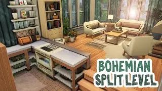 Bohemian Split Level || The Sims 4 Apartment Renovation: Speed Build
