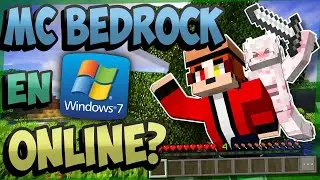 Jugué MINECRAFT Bedrock ONLINE! *en Windows 7*