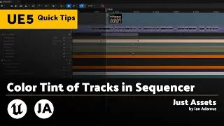 UE QuickTip | Color Tint of Tracks in Sequencer