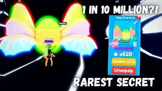I GOT THE *EGG OVERLORD* ✨ RAREST SECRET In REBIRTH CHAMPIONS X (Roblox)