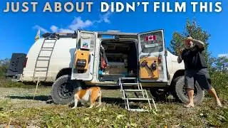PHEW! CLOSE CALL! The Insane Beauty Of The Yukon. VAN LIFE CANADA