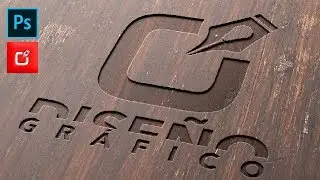 🔴 How to make RECORDED EFFECT on wood or paper with PHOTOSHOP ⭐⭐⭐⭐⭐