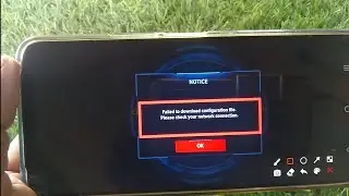 How to fix Failed to download configuration file.Please check your network connection. in Revolution