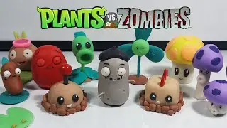 Making a collection of plants 🌱Part 1 ✯ Plants vs Zombies ➤ Plastilina ➤ Polymer Clay