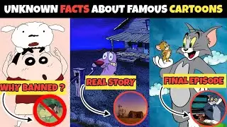 Unbelievable facts about Your Favourite Cartoons! |10 Facts about Famous Cartoons | Cinema Shala |