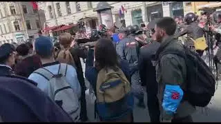 Задержания на Первомае в Петербурге