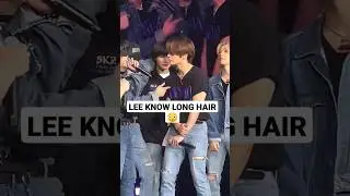 It's confirmed Lee Know long hair for next comeback #leeknow #leeknowskz #straykids #maniactour