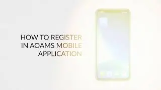 AOAMS APPLICATION - TUTORIAL 1 | REGISTRATION