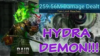 OVER 200 MILLION DAMAGE!!! NEW NIGHTMARE RECORD!!! MICHINAKI IS INSANE IN RAID SHADOW LEGENDS!!!