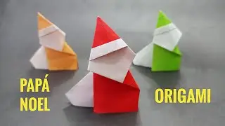 PAPÁ NOEL 🧑‍🎄 ORIGAMI paso a paso / SANTA CLAUS origami tutorial